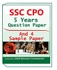 Buy 5 Year Question Paper And 4 Sample Paper for SSC CPO Examination
