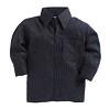 Textured Black Shirts For Boys