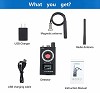 BUG DETECTOR HIDDEN CAMERA DETECTOR - ANTI LISTENING DEVICES FOR SPYING/GPS TRACKER/RF SIGNAL WIRELE