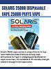 Solaris 25000 Disposable Vape 25000 Puffs Vape
