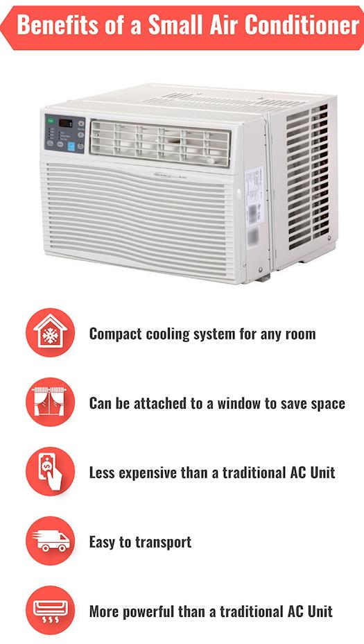  The benefits of a small air conditioner