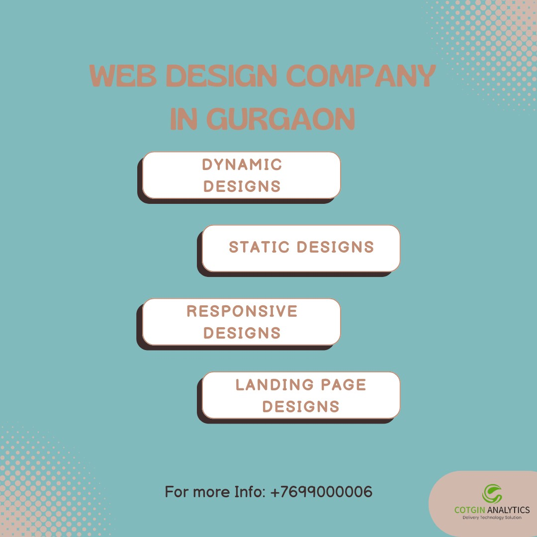 Expert Web Design Services in Gurgaon - Cotgin Analytics